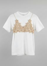 Top Naira Tejido Dorado