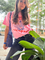 Camiseta Shell Rosa