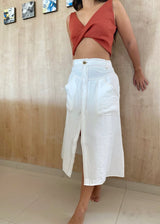 Falda Hydra blanca tipo kanab