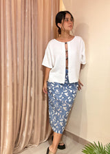 Falda Kai Azul patchwork