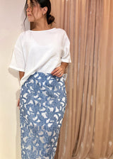 Falda Kai Azul patchwork