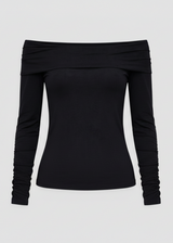 Buzo Cuello Bandeja Negro