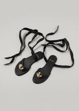 Sandalias Tiras Negras