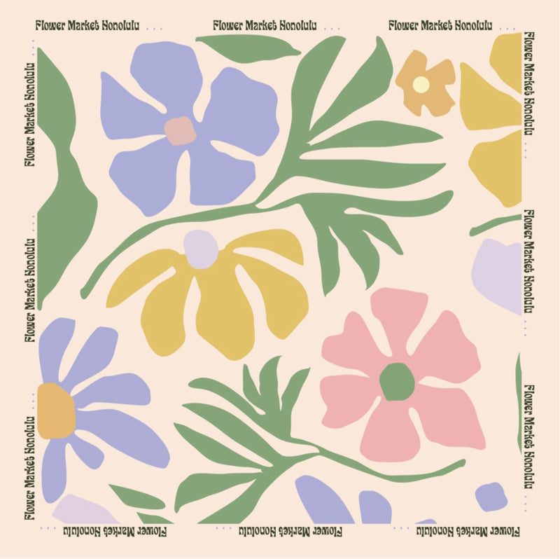 Pañoleta Flores Multicolor