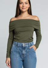 Buzo Cuello Bandeja Verde