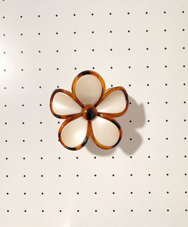 Hair Clip Flor Perla