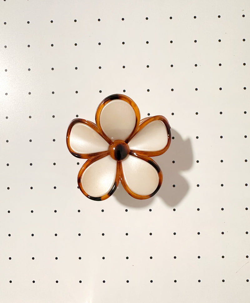 Hair Clip Flor Perla