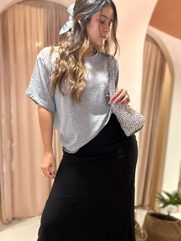 Falda Aqua Negra