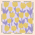 Pañoleta Lila - Amarillo