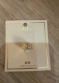 Earcuff Doble Brillantes