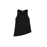 Blusa Asimétrica Negra