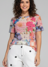 Blusa Nítida Flores