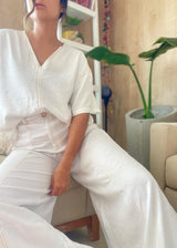 Blusa kappa blanca tipo kanab