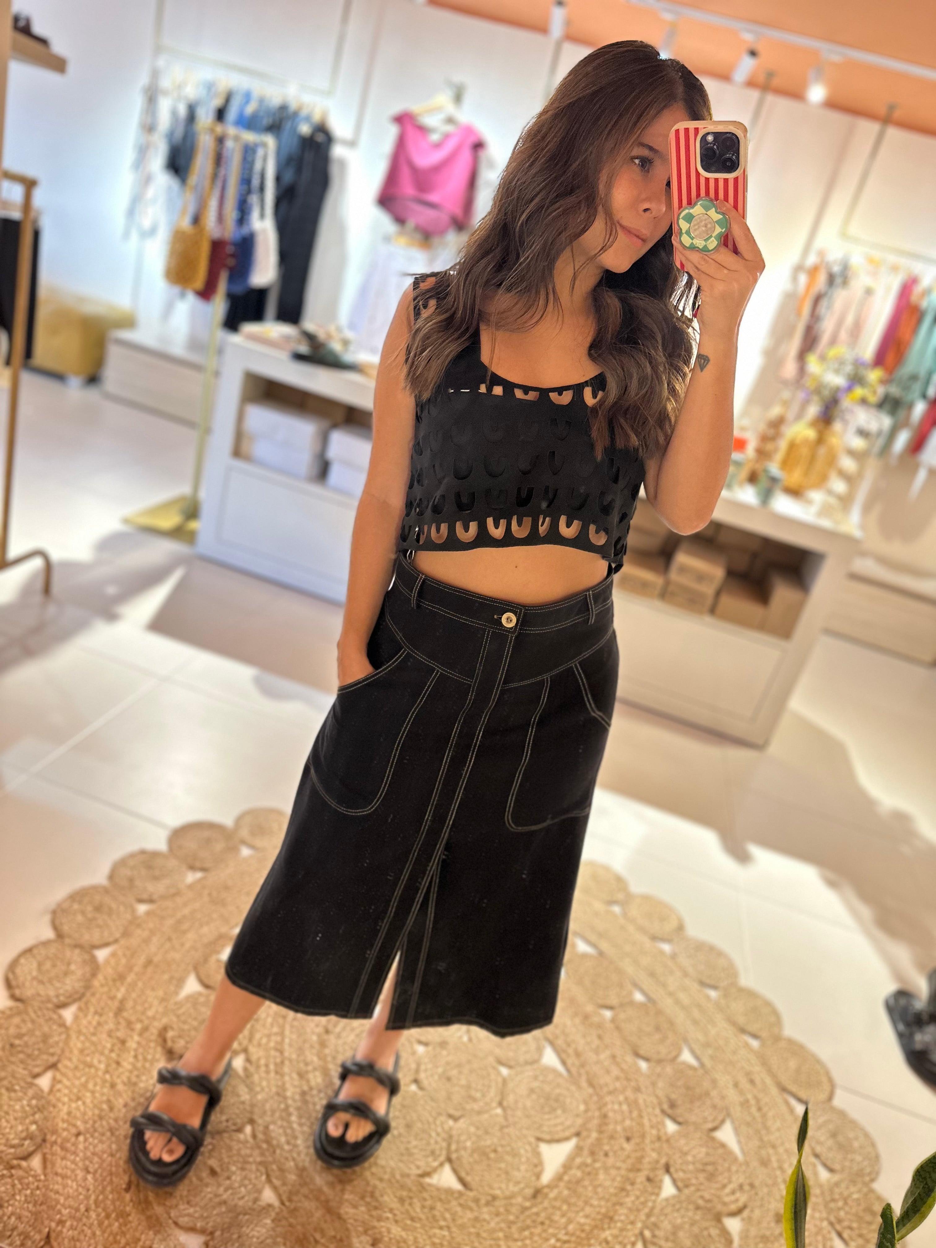 Top Arco Negro