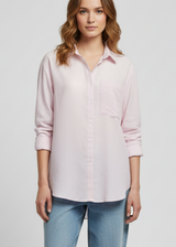 Blusa Navi Líneas Rosado