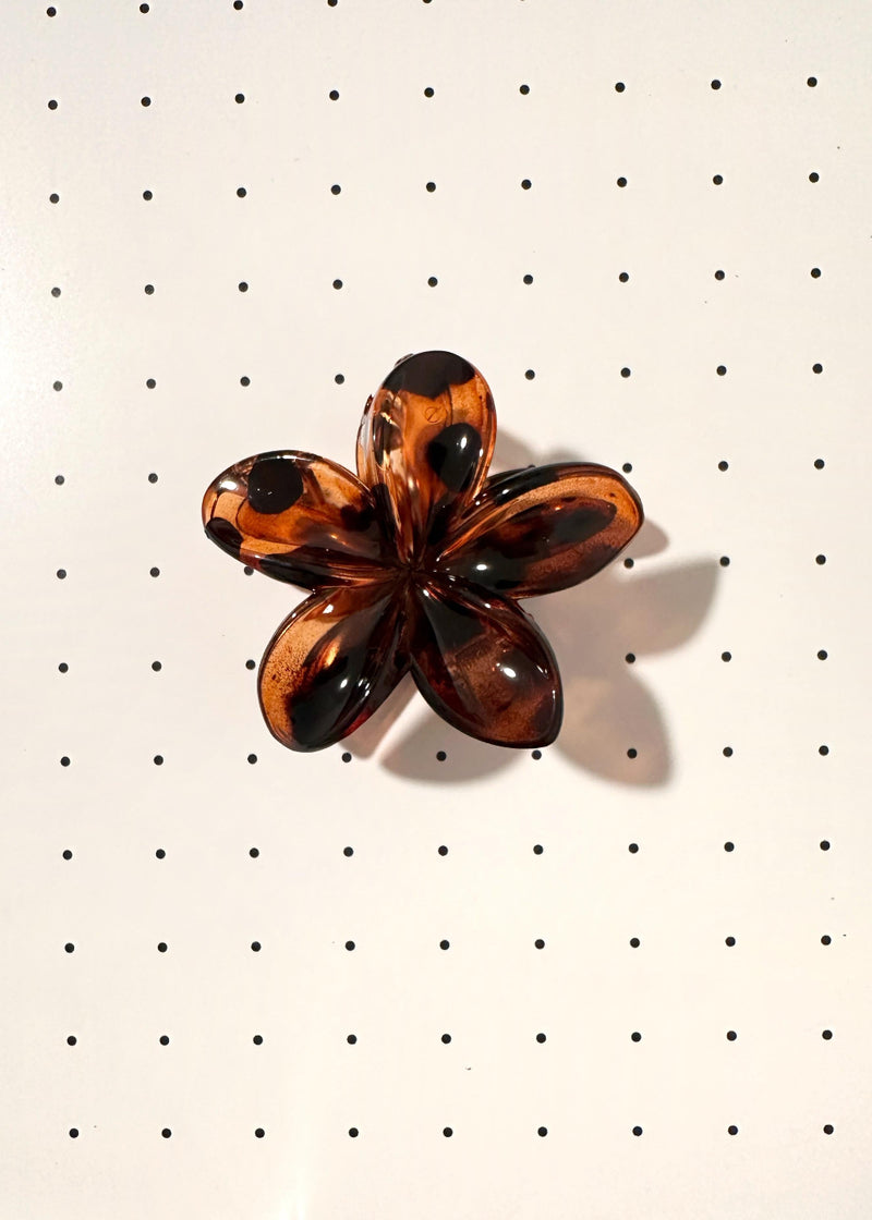 Carey Lirio Hair Claw clip leopardo