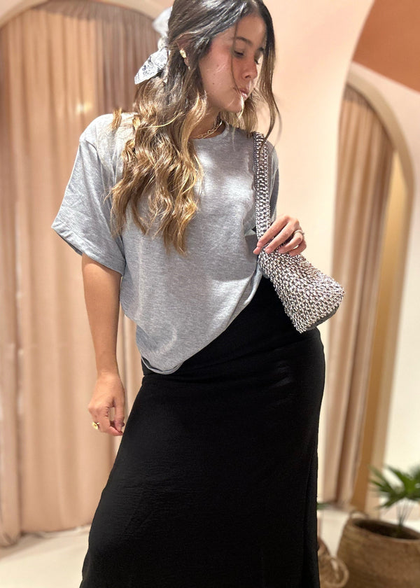 Falda Palma Negra