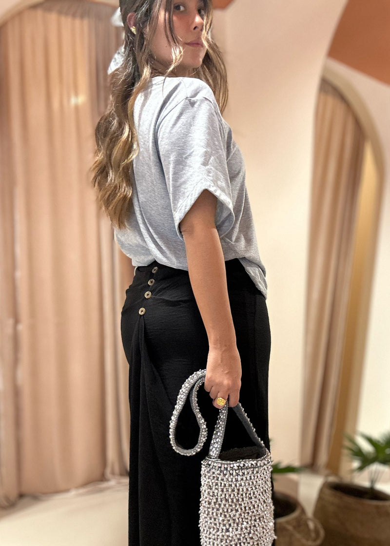 Falda Palma Negra