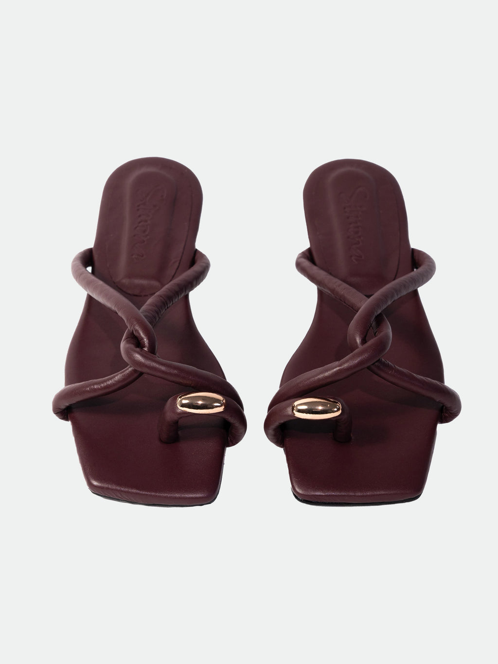 Sandalias Olivia Vino