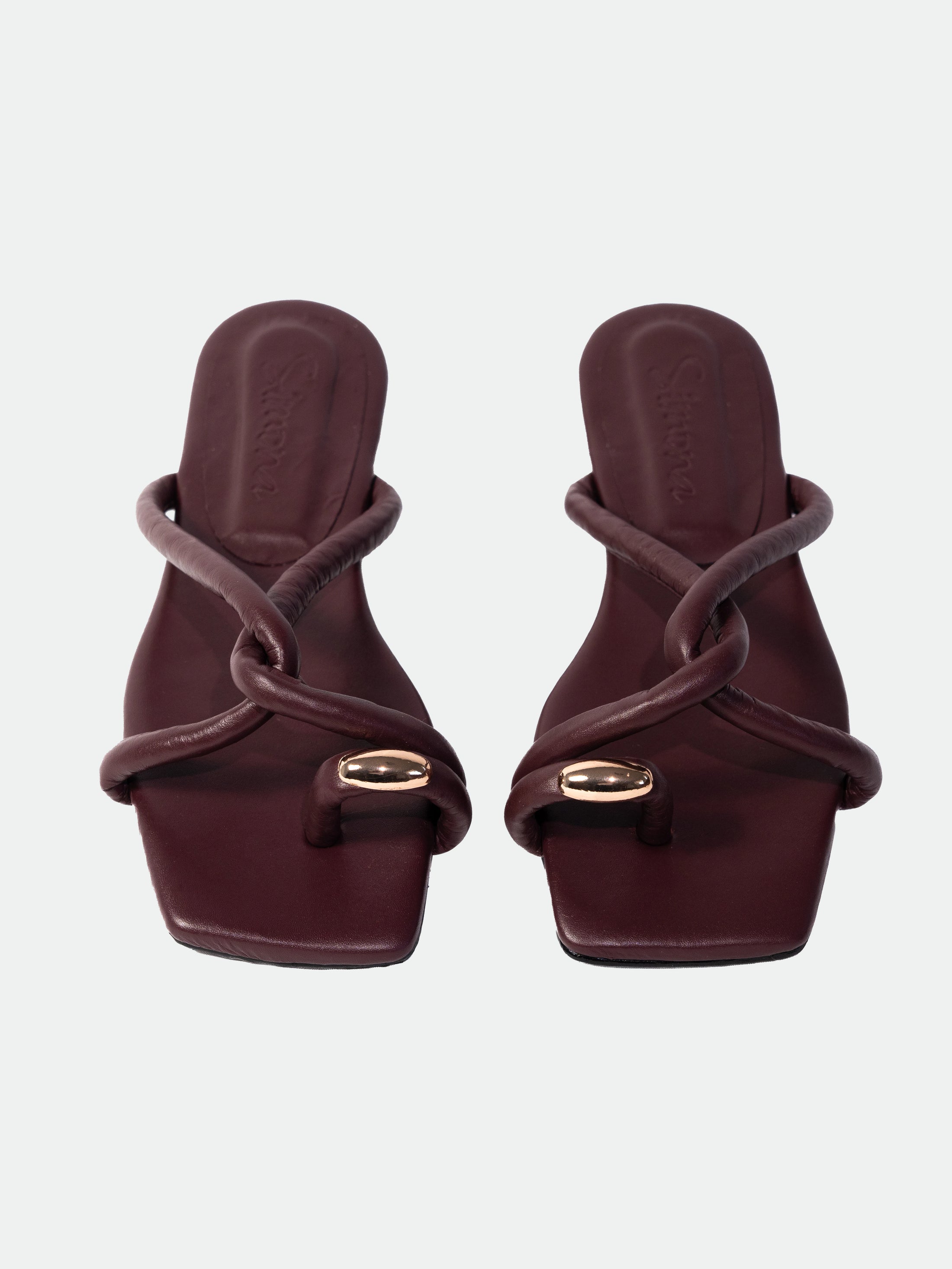 Sandalias Olivia Vino