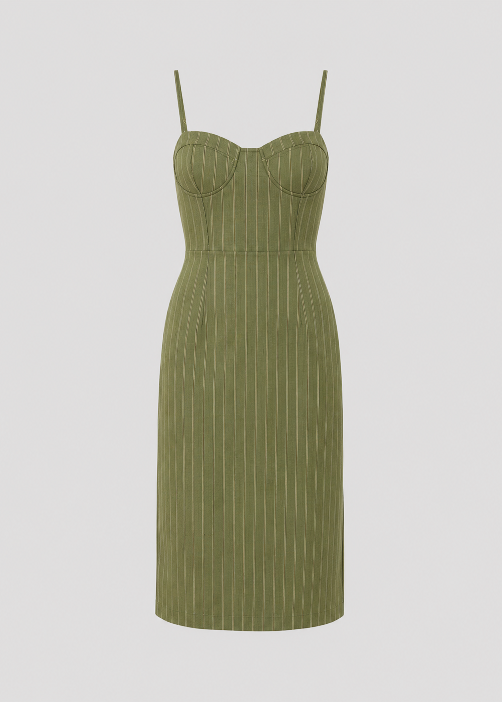 Vestido Coral Verde peach touch