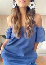 Vestido Tolomedo off shoulder