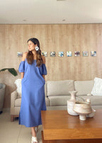 Vestido Tolomedo off shoulder