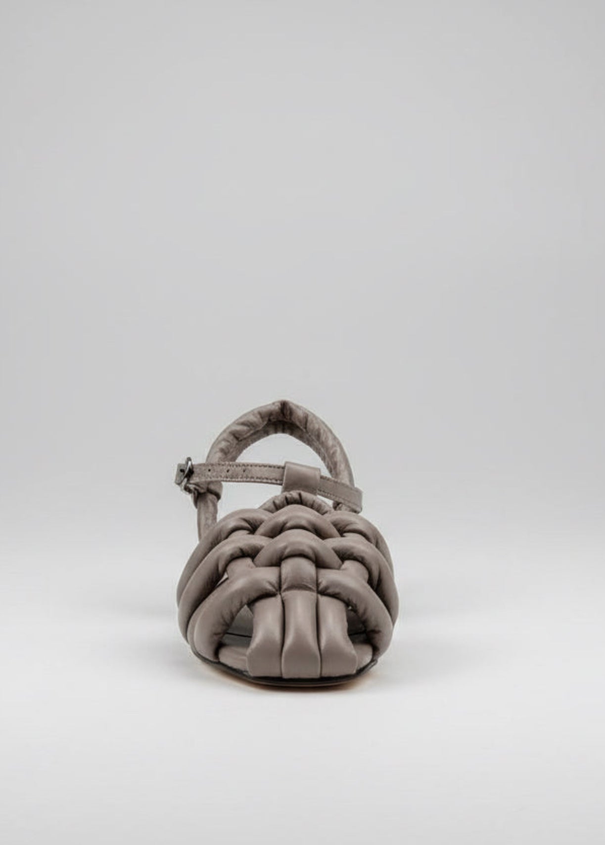 Sandalias Abullonadas Gris