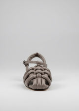 Sandalias Abullonadas Taupe