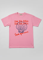 Camiseta Shell Rosa