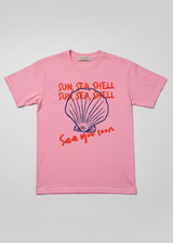 Camiseta Shell Rosa