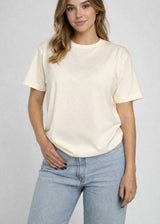 Camiseta Basic Crema