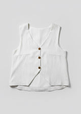 Chaleco Astor Rayas Blanco